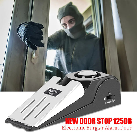 Portable Door Stop Alarm – 120DB Anti-Theft Security Device
